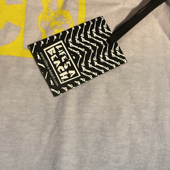 NWT Life’s A Beach Ombré Short Sleeve Tee Sz Small - Picture 6 of 9